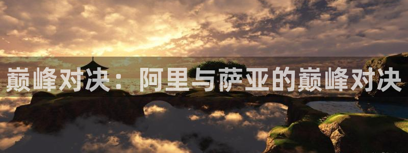 山猫体育nba在线观看免费：巅峰对决：阿里与萨亚的巅峰对决